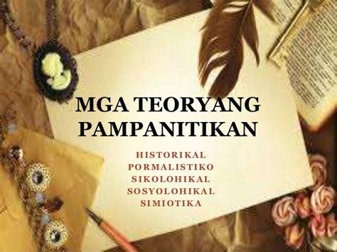 teoryang pampanitikan|TEORYA NG PAMPANITIKAN .